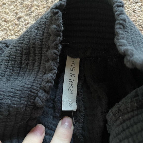 Blue/Grey Linen Style Pants - Picture 3 of 3